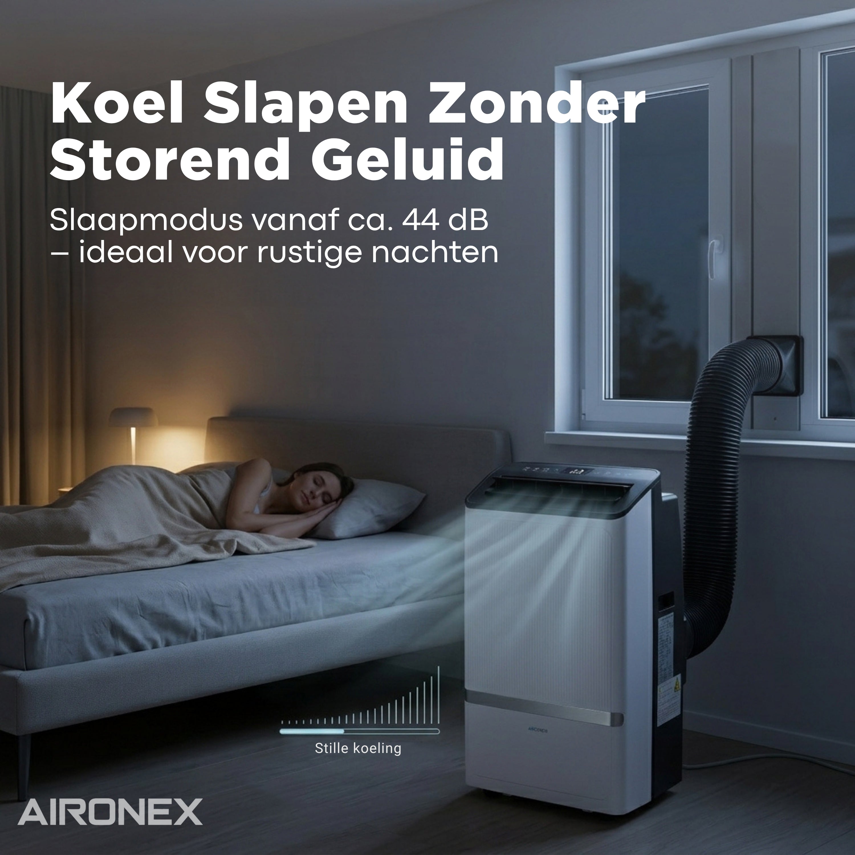 Mobiele Airco Aironex 12000 BTU -  Set van 2 (15% Bundelkorting)