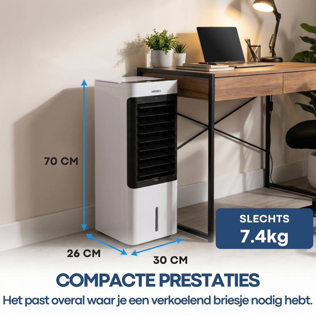 Aironex Aircooler / Luchtkoeler – 5L Watertank -Set van 2 (15% Bundelkorting)