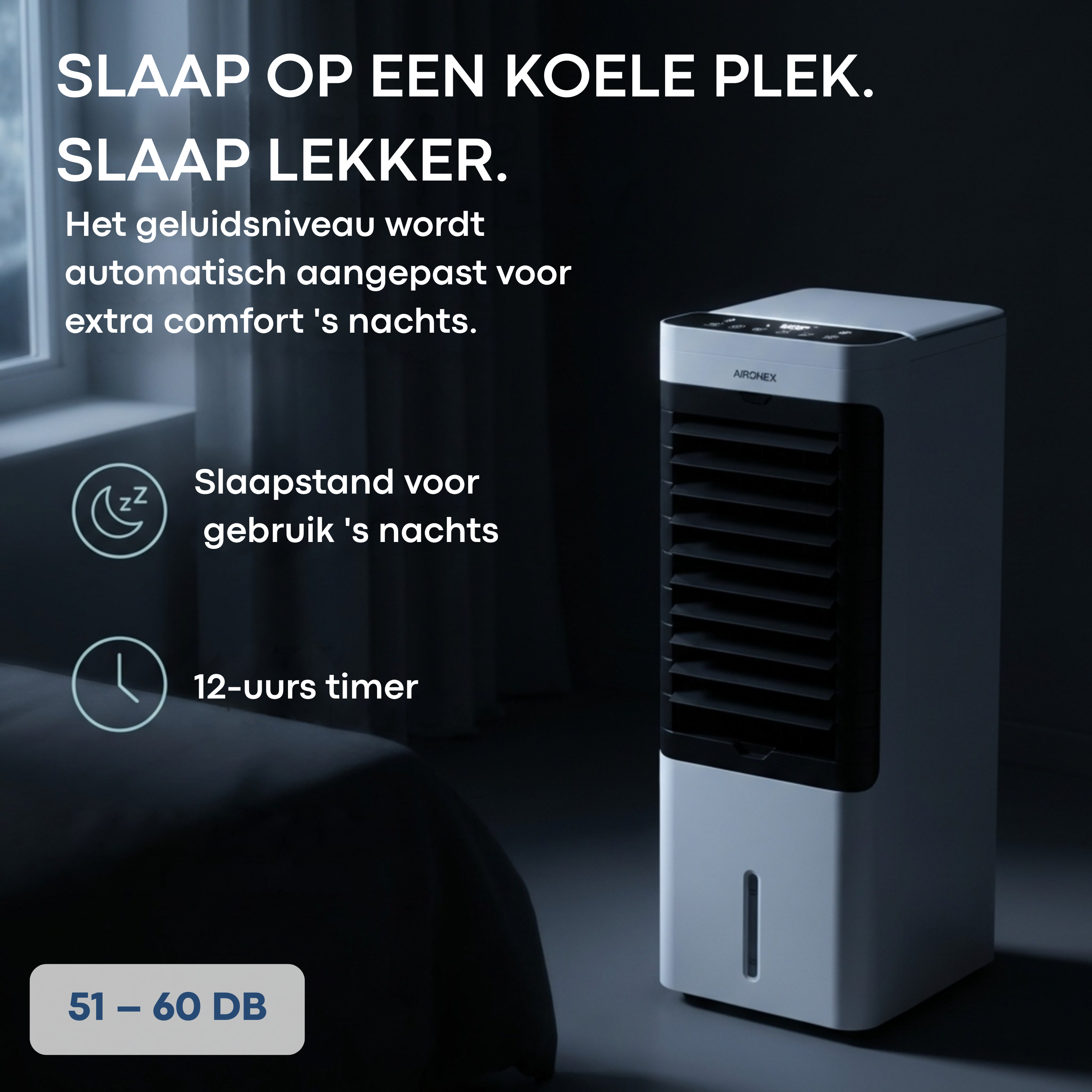 Aironex Aircooler / Luchtkoeler – 5L Watertank -Set van 2 (15% Bundelkorting)
