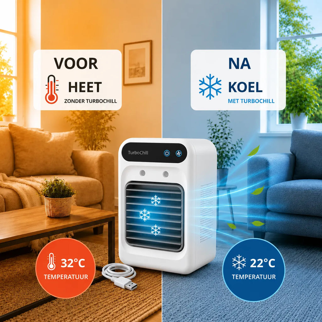 TurboChill - draagbare mini-airconditioner - het origineel